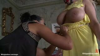 ���ံနည်းငယ် dominatrix စန် Romain တစ္ပုဒ္ကိုမားကလူအရပ်ရှည်ရှည်ဆံပင်ရွှေရောင်ချက်လိင်ကျွန်ကောင်းကင်တမန် Wicky ထိုအခါအိုတစ္စံုတစ္စံုအတွက်သူမ၏ကြိုးအနှောင်အပေါ်သိုင်းကြိုးနှင့်အတူကြက်