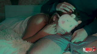 Мен пробуждаю өзүнүн мачеху анын уктоо жана кончаю ага оозго! 4k